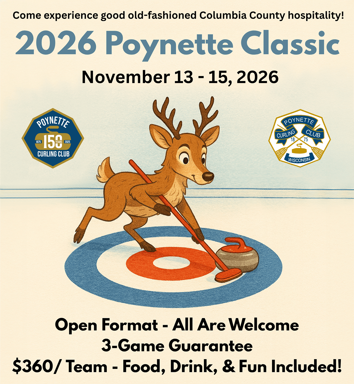 2026 Poynette Classic - November 13-15, 2026!